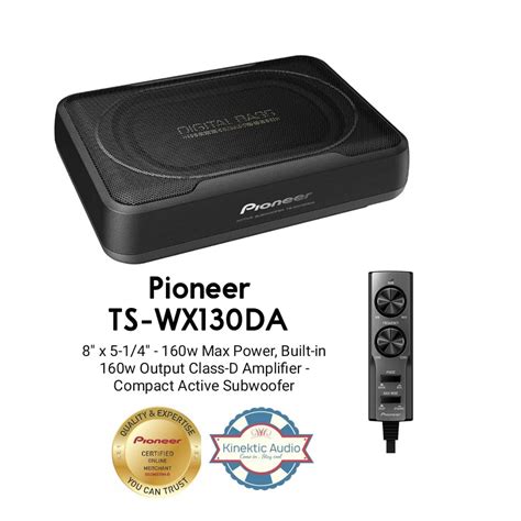 Pioneer Ts Wx130da Compact Active Subwoofer Shopee Malaysia