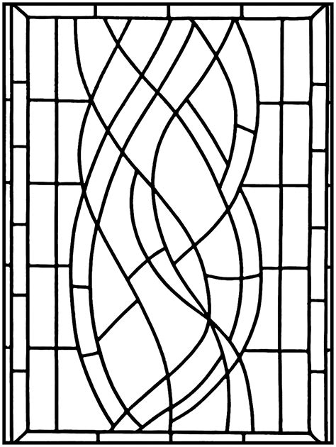 Stained Glass Coloring Pages For Adults Best Coloring Pages For Kids