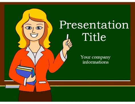 Teacher Introduction Powerpoint Template Free