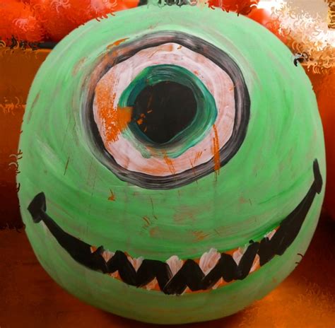 One Eyed Painted Pumpkin Free Stock Photo Public Domain Pictures