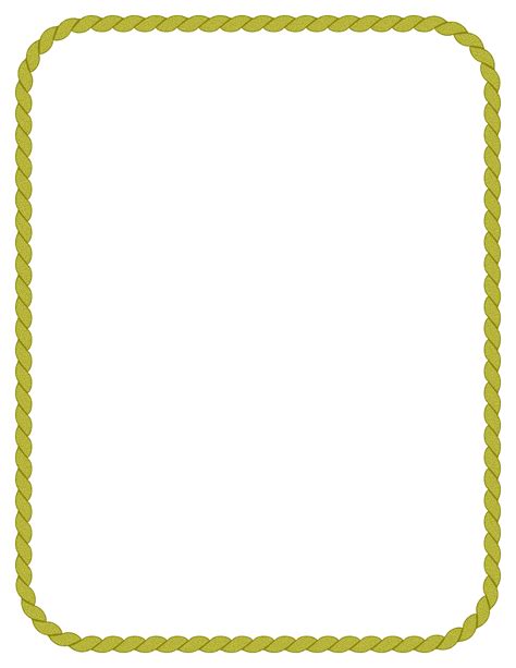 Clipart - Rope Border 2 png image