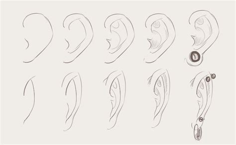 Pin By Mickayla Byrd On Art Tutorials How To Draw Ears Face Drawing