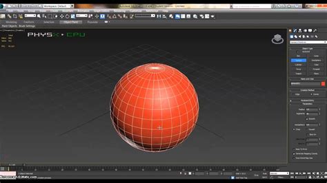 3ds Max Tutorial 3 Sphere And Simple Manipulation Youtube
