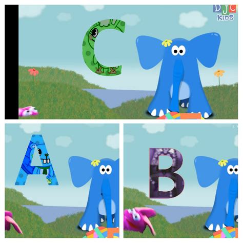 Lets Learn The Alphabet Wïth Edgar The Elephant And A Frïend