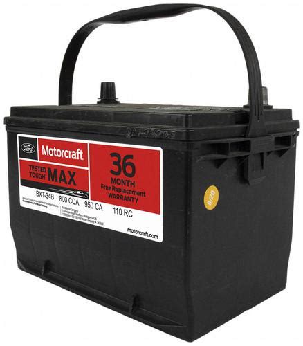 Motorcraft Tested Tough Max Battery Group Size 34 Bxt34b Oreilly Au