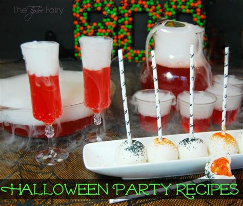 Halloween Party Recipes Dragons Blood Punch And Sunkist Ten Cake Pops