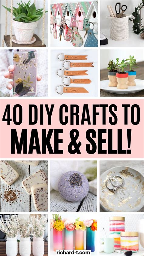 40 Diy Crafts To Make And Sell For Money Diy Crafts For Adults Money