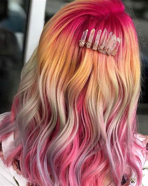 21 Unicorn Hair Color Ideas Were Obsessed With Page 2 Of 2 Stayglam