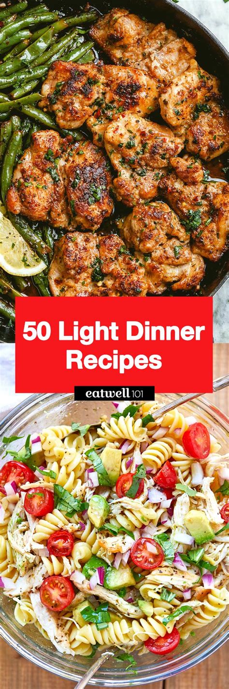 Light Dinner Recipes 50 Easy Light Dinner Recipe Ideas For Your Menu