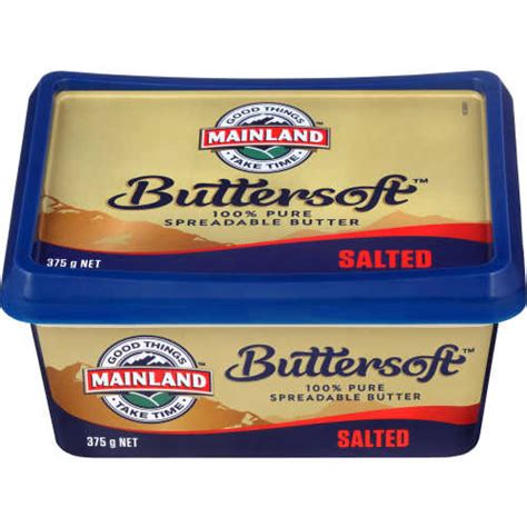 Buy Mainland Butter Soft Butter Salted 375g Online At Nz