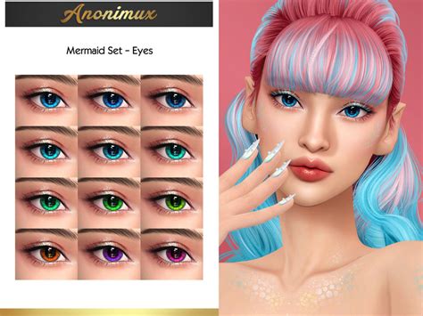 The Sims Resource Mermaid Set Eyes
