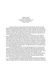 The five elements of a concept paper 1. Self-Concept Paper - Morgan Edwards Self-Concept Paper ...