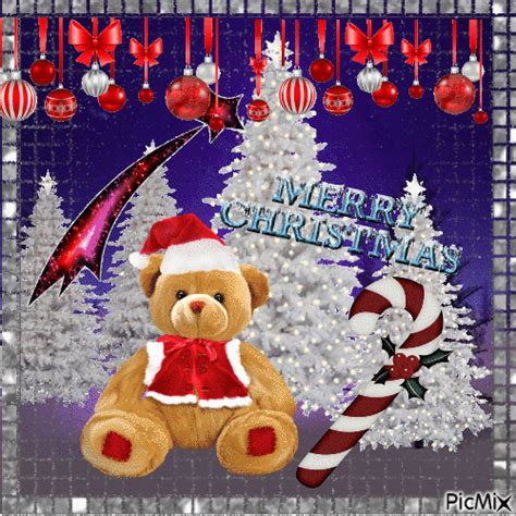 Teddy Bear Merry Christmas Winter  Pictures Photos And Images For