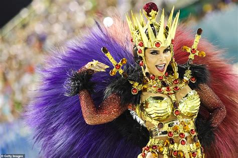 thousands of dancers take to rio de janeiro s famous sambadrome for the annual carnival parades