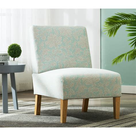 Accent Chairs For Small Spaces Upholstered Armless Accent Fabric Chair