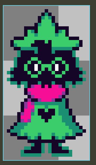 What Are The Sizes Of This Ralsei Sprite Sheet 32x32 Or Something Else