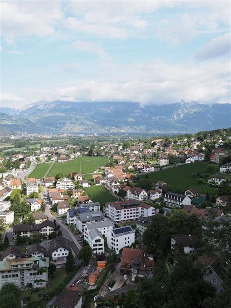 Vaduz, Liechtenstein - June 02, 2017: View Of The Tourist Center ...