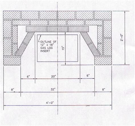 The fireplace and grill plans on this page range in price from $39.99 to $99.99, unless modifications are requested. Typical Masonry Fireplace Diminsion - Home Ideas | Masonry ...