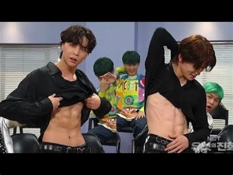 Jaehyun Johnny Nct Showing Their Abs Youtube