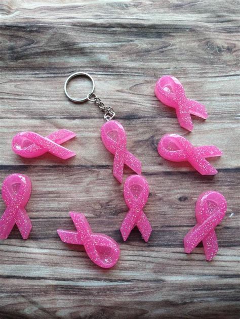 Breast Cancer Awareness Keychain Etsy