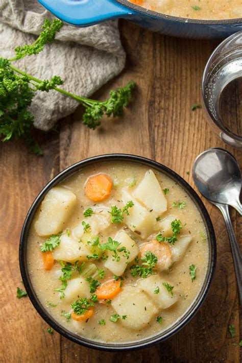 Creamy Classic Potato Soup Goes Dairy Free This Vegan Potato Soup Is