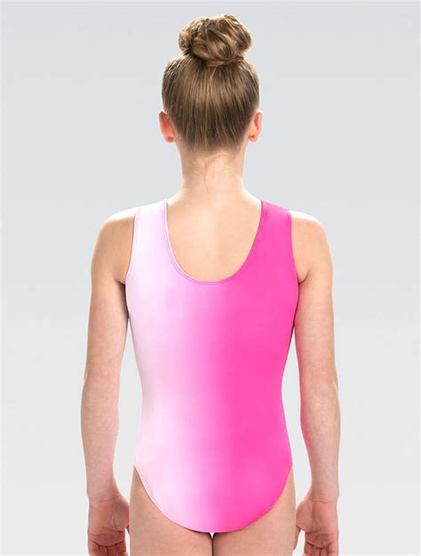E4194 Pretty In Pink Gymnastics Workout Leotard Gym Leo For Girls