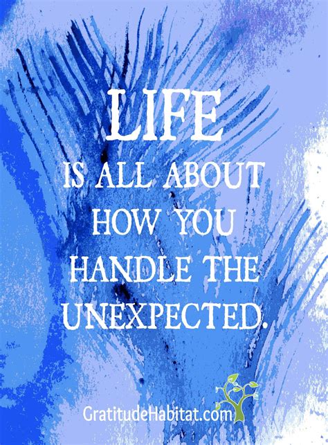 Handle The Unexpected | Quotes inspirational positive, Social work ...