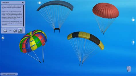 Home Teaching With Zspace Activities How Do Parachutes Work