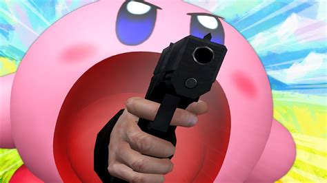 I Put Kirby In A Completely Different Game About Guns Youtube