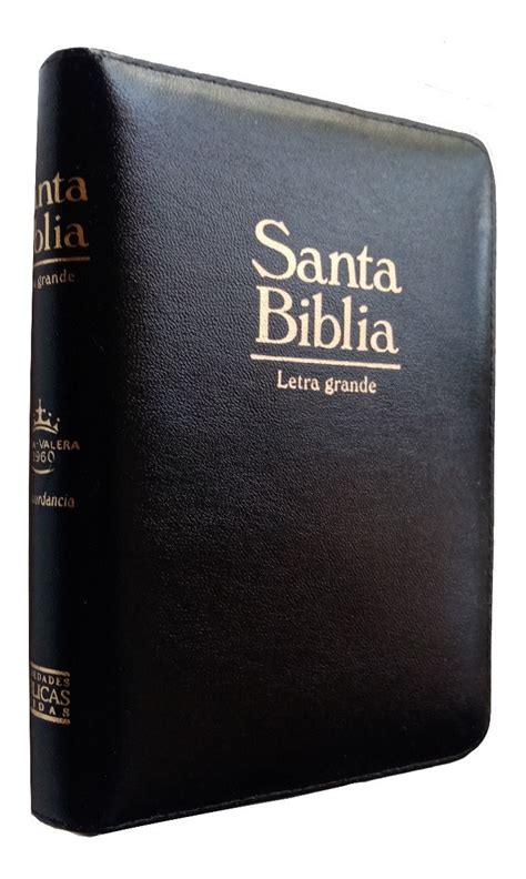 Biblia Reina Valera 1960 15x19 Letra Grande Cierre Indice Biblia