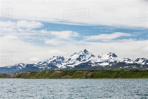 View Of Mount Frosty From The Cold Bay Dock Alaska Peninsula