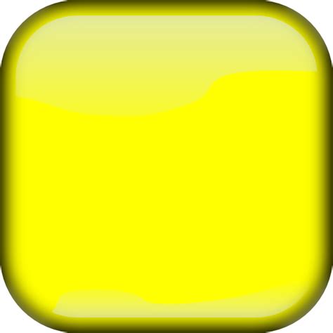 Yellow Square Button Clip Art at Clker.com - vector clip art online png image