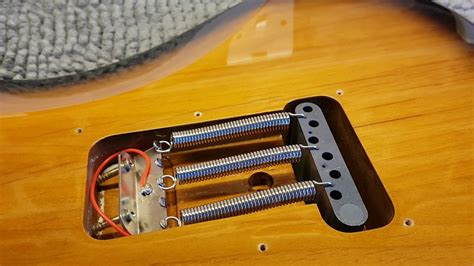 Squier Affinity Stratocaster Gets A Wilkinson Big Block Tremolo Bridge Replacement Upgrade Part