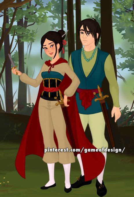Disney Gender Swap Mulan And Shang Mingli And Shan Disney Gender Swap Gender Bent Disney