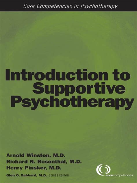 Introduction To Supportive Psychotherapy Pdf Psychotherapy Psychiatry