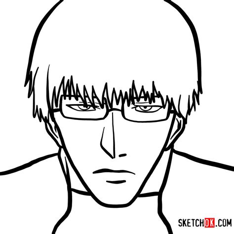 How To Draw Kishou Arima Tokyo Ghoul Sketchok Easy Drawing Guides