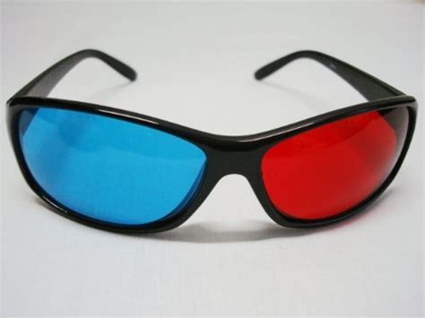 Red And Blue White Cardboard Glasses 3 Pairs Made In Us Tenseno