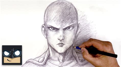 How To Draw Saitama One Punch Man Sketch Tutorial Çocuk Gelişimi