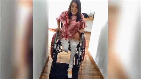 Lovely Amputee Wheelchair Girl Transferring 1 Youtube