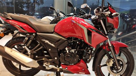 The most striking visual difference a new headlamp unit that is sharper and much more angular than the. 2020 TVS Apache RTR 160 2V BS6 Fi MODEL Glossy Red Colour ...