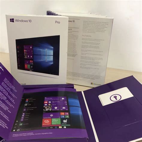 Microsoft Windows 10 Professional Software Win 10 Pro Retail Box