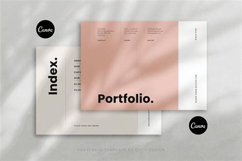 Canva Graphic Design Portfolio Brochure Templates Creative Market
