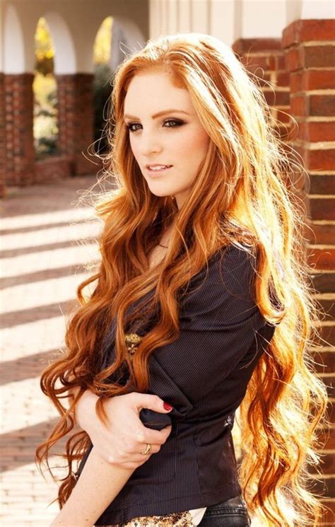 Magnificent Loving Her Natural Red Hair Her Long Curls Can Be