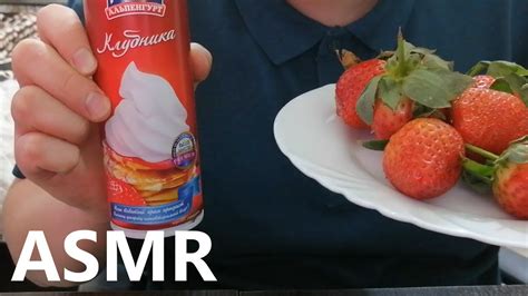 Клубника и взбитые сливки Strawberries And Whipped Cream Youtube