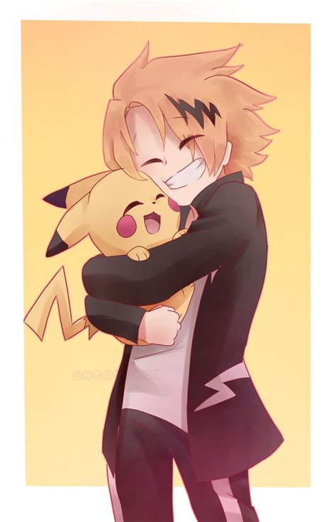 Big Pikachu And Smol Pikachu By Azurphore On Deviantart Human Pikachu