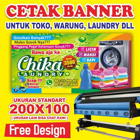 Download desain spanduk dan banner es kepal milo. Desain Mmt Laundry Keren Terbaru - contoh desain spanduk