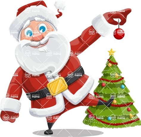 Santa Claus Cartoon Vector Character Illustrations Aka Mr Claus North