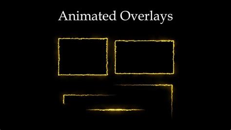 Animated Twitch Overlays Webm Obs Studio
