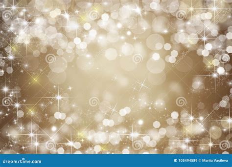 Glamorous Festive Beige Background Gold Glitter Stock Illustration