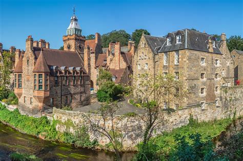 Dean Village In Edinburgh Charming Cottages In Water Of Leith Go Guides